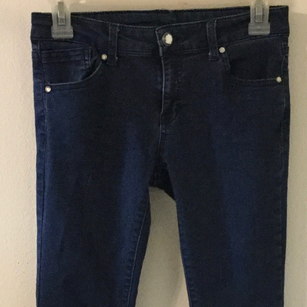 Rhinestone Accent 5 Pocket Jeggings by Curfew Girl